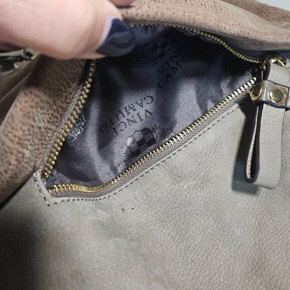 Vintage Vince Camuto Shulder hobo bag  -  taupe - Picture 4 of 12